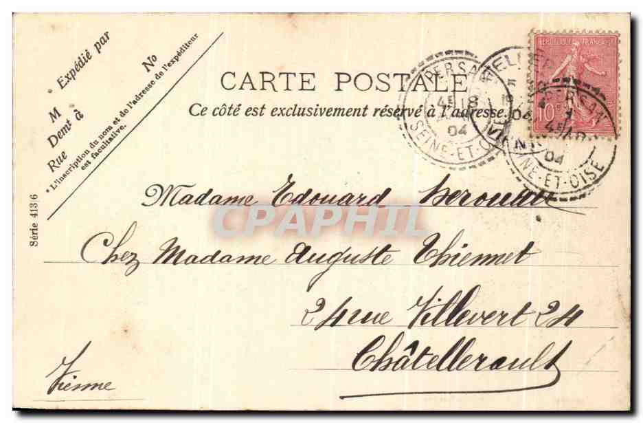 CPA Fantaisie Enfants Bebes — Rückseite