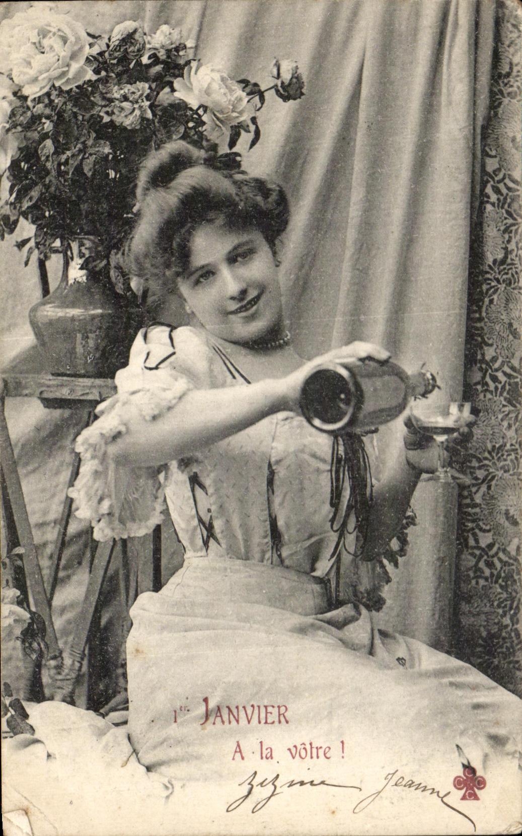 CPA Fantaisie Femme 