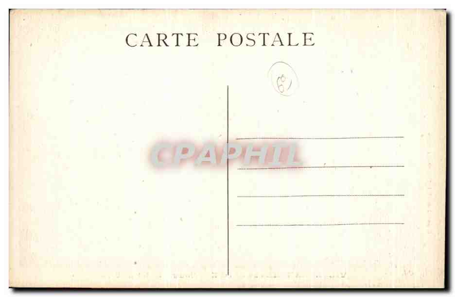 CPA Villerfranche Sur Saone Nouvel Hotel De Ville — Verso