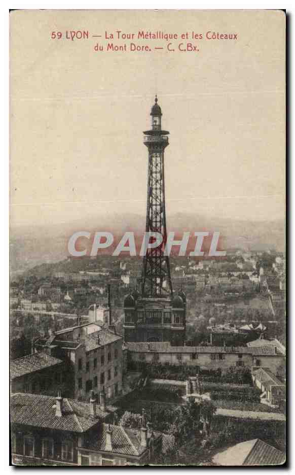 Lyon — La Tour Métallique et les Côteaux du Mont Dore — C. C.Bx.