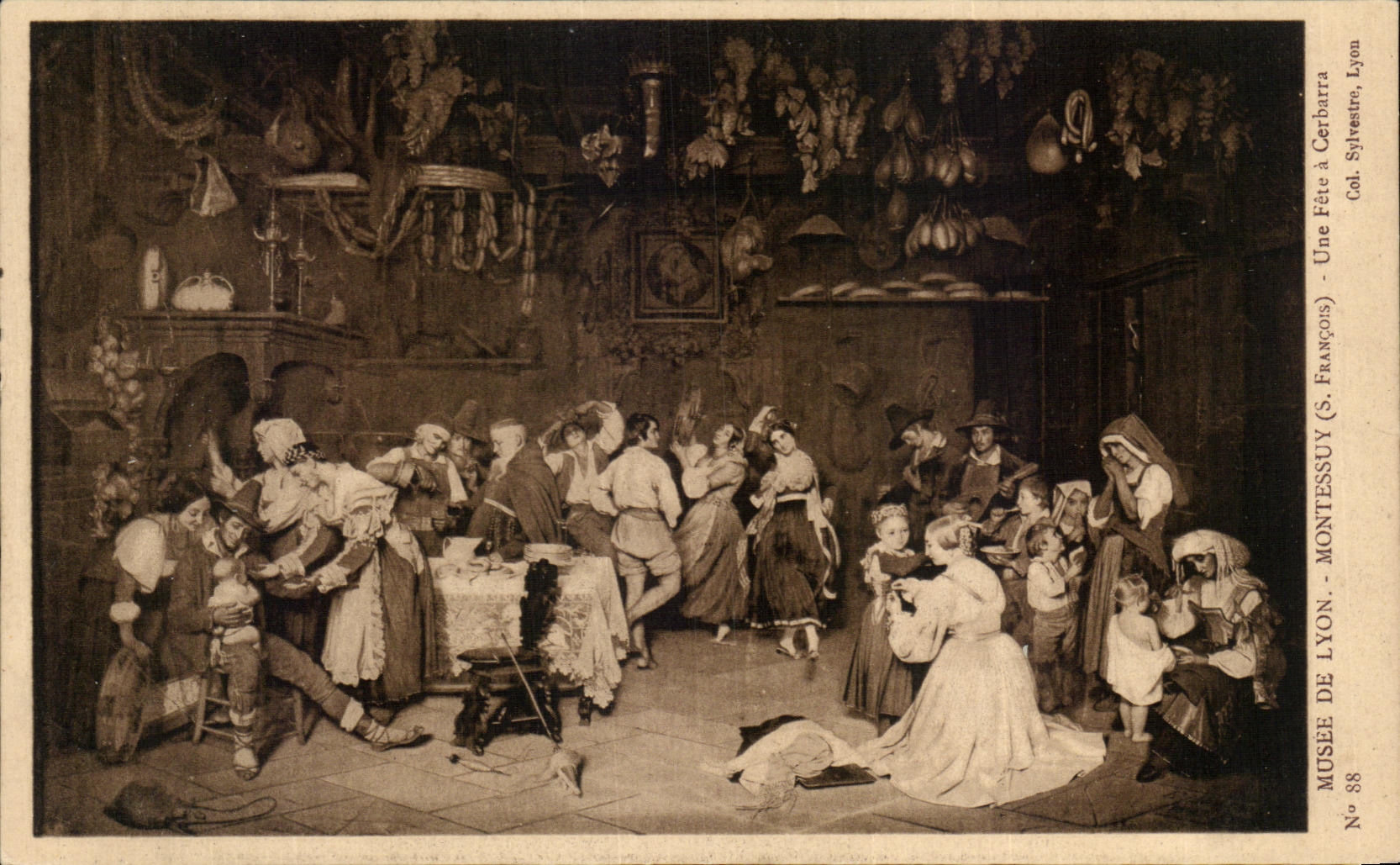 CPA Musee De Lyon Montessuy Une Fete a Cerbarra