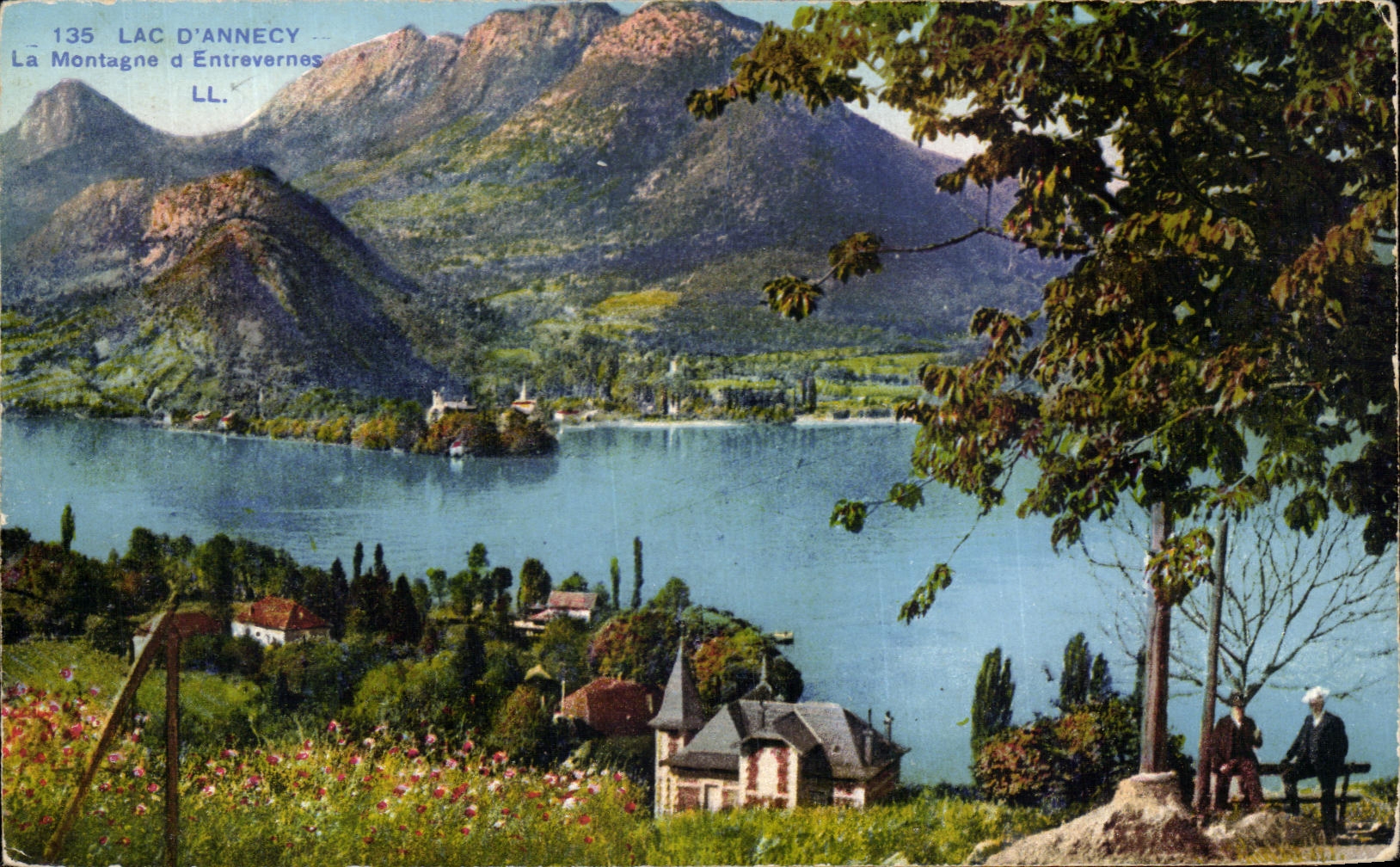 Lac d'Annecy — La Montagne d'Entrevernes — LL. n°135