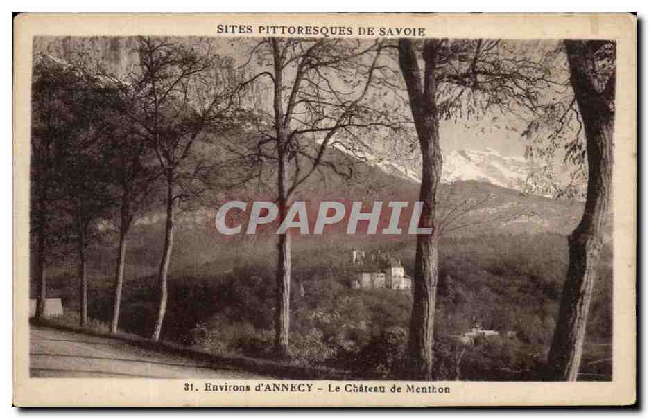 Environs d'Annecy — Le Château de Menthon — Sites pittoresques de Savoie, n°31