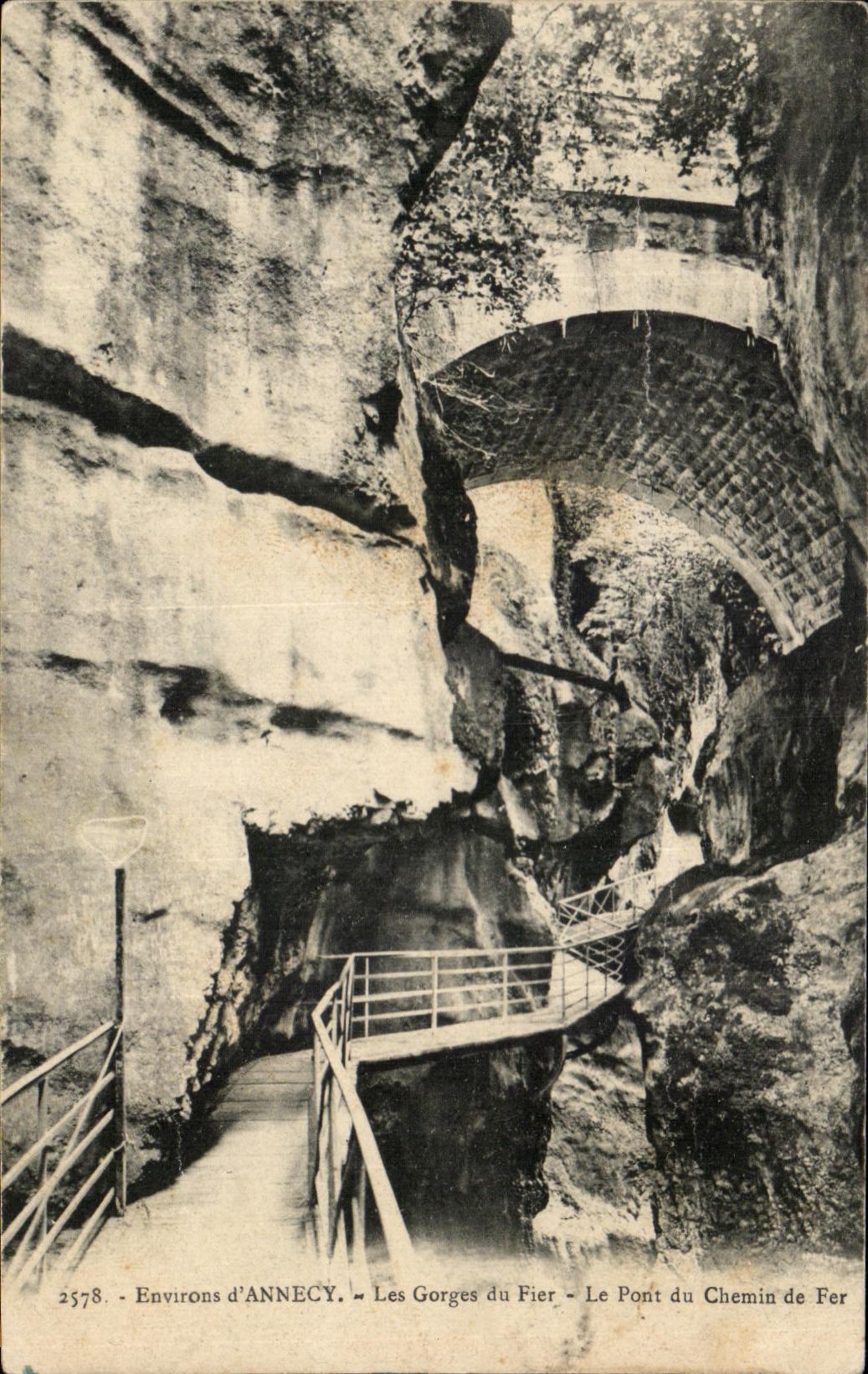 Les Gorges du Fier - Le Pont du Chemin de Fer — Environ d'Annecy