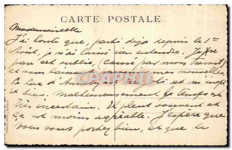 Lac d'Annecy — Châteaux d'Héré et de Duingt Talloires et les Dents de Lanfont — Sites pittoresques de Savoie — Reverso