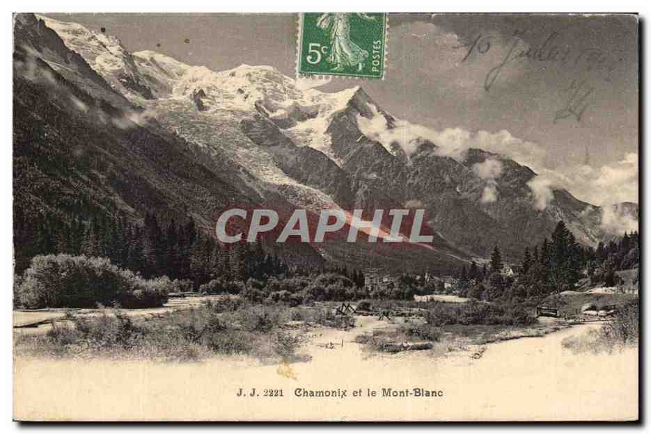 CPA Chamonix et le Mont Blanc