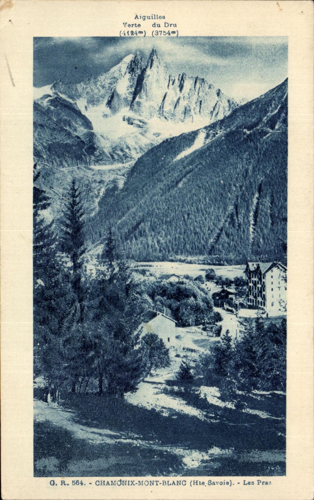 CPA Chamonix Mont Blanc Les Praz