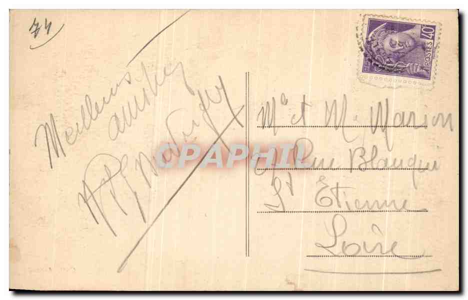 Lac d'Annecy — Sevrier et le Roc de Chère — Coll. Arnaud — Reverso