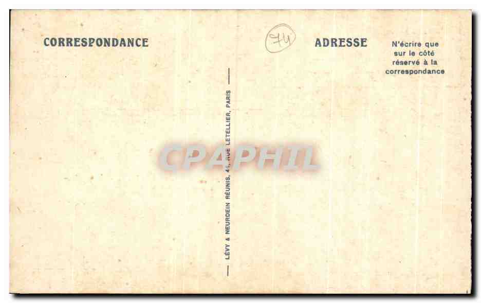 CPA Evian Les Bains Lac Leman Une Barque Bateau — Verso