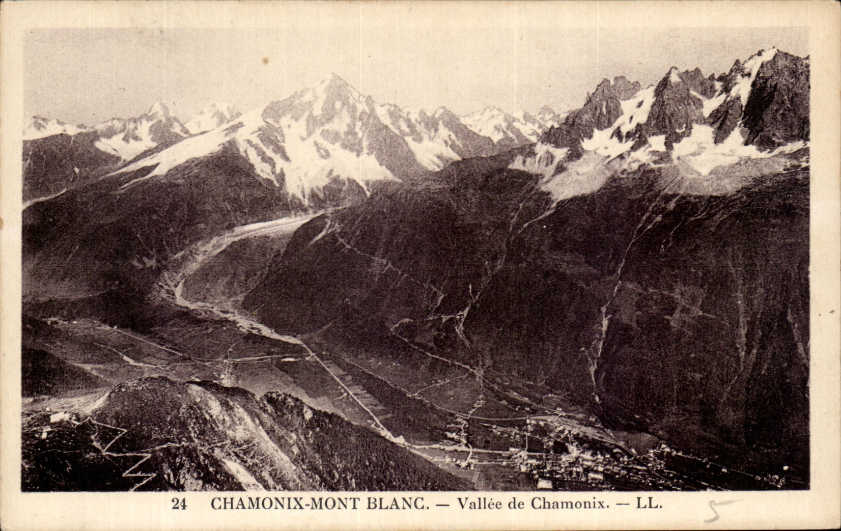 CPA Chamonix Mont Blanc Vallee de Chamonix 