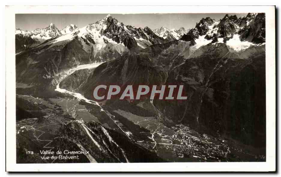 CPA Vallee de Chamonix Vue De Brevent