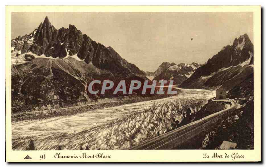 CPA Chamonix Mont Blanc La mer de Glace