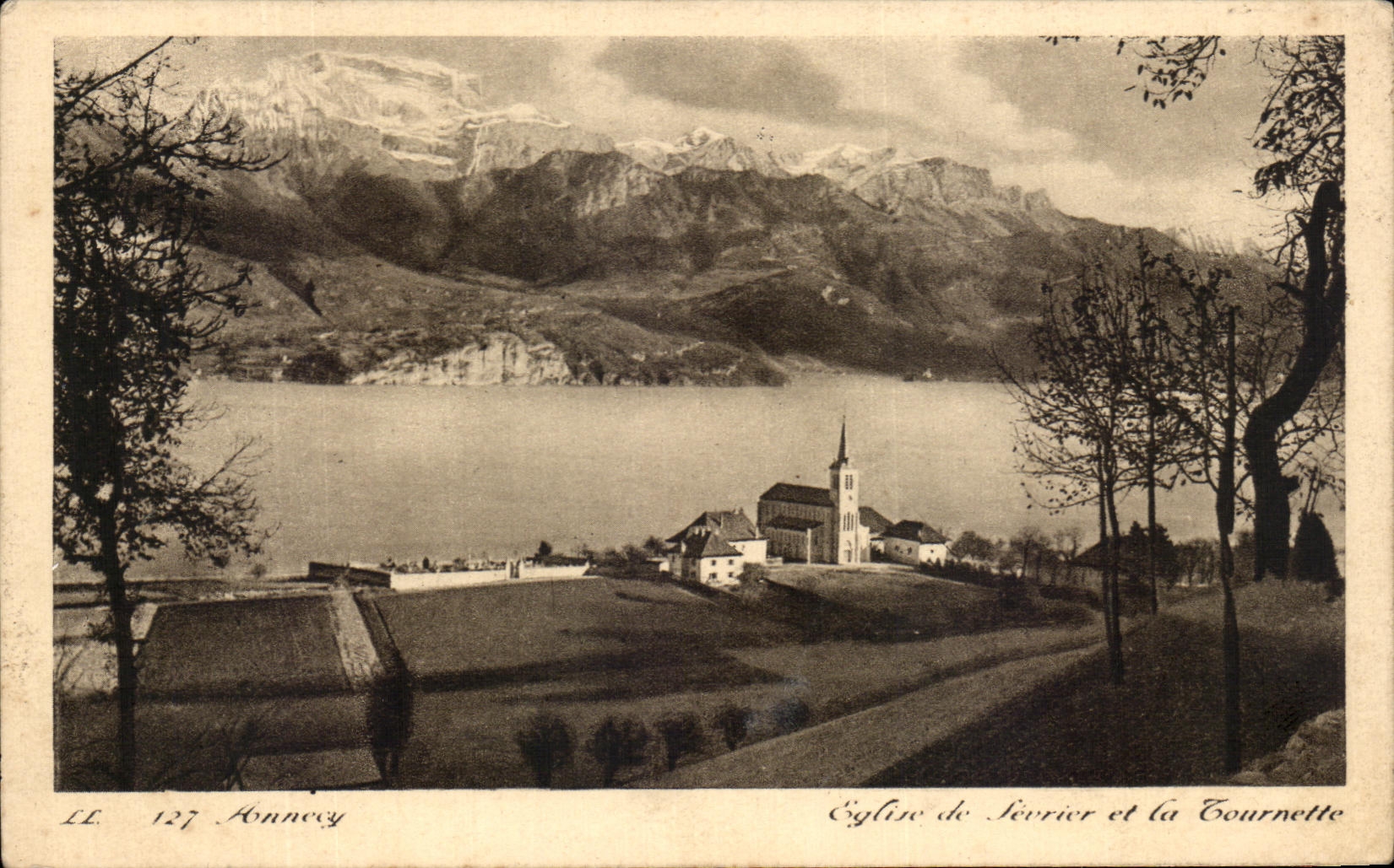Église de Sévrier et la Tournette — Annecy — LL 127