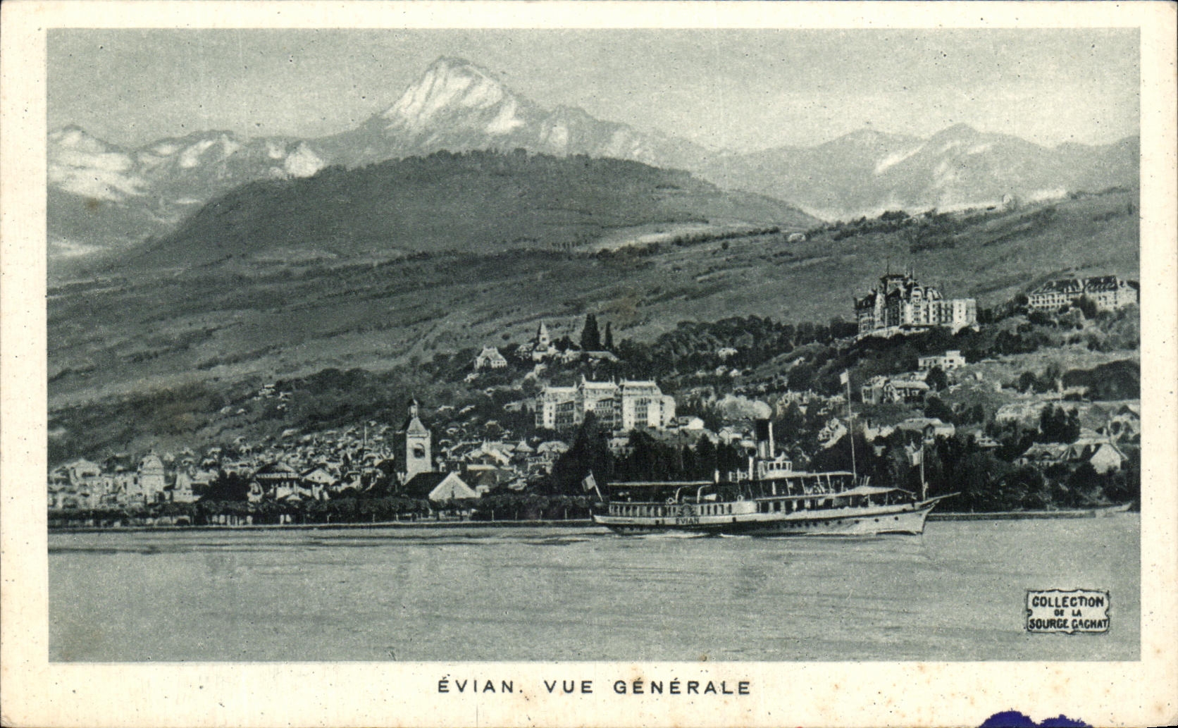 CPA Evain Vue Generale Bateau