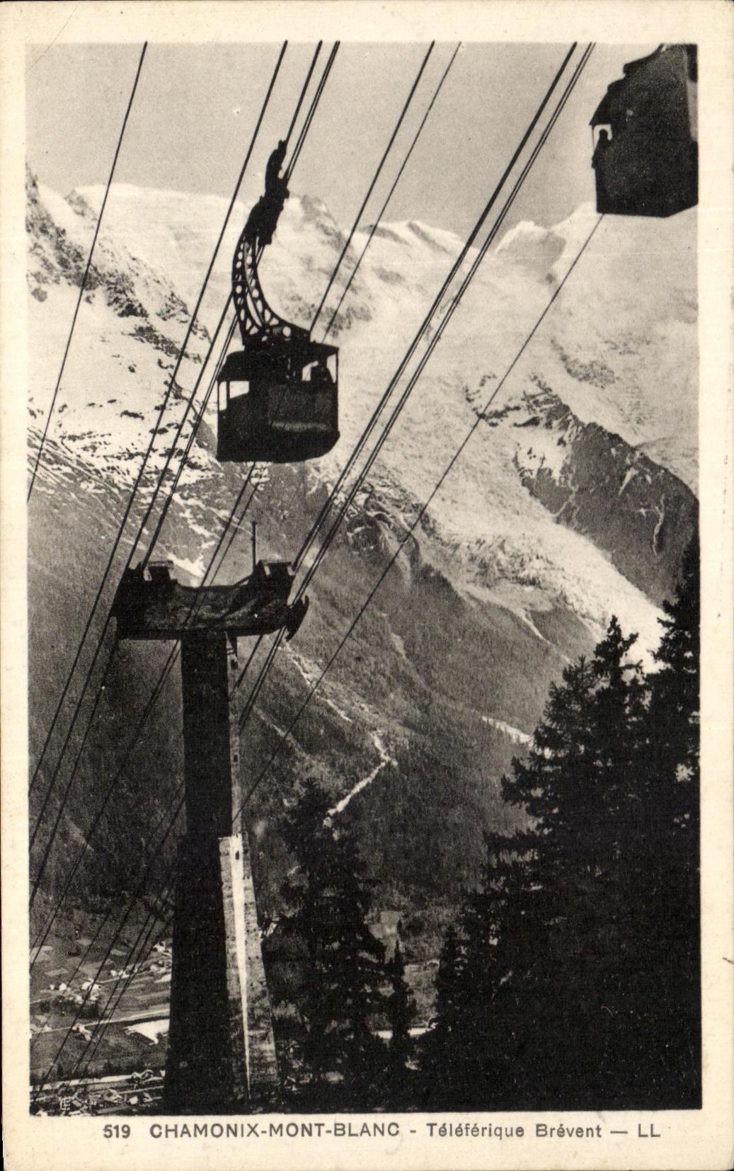CPA Chamonix Mont Blanc Teleterique Brevent
