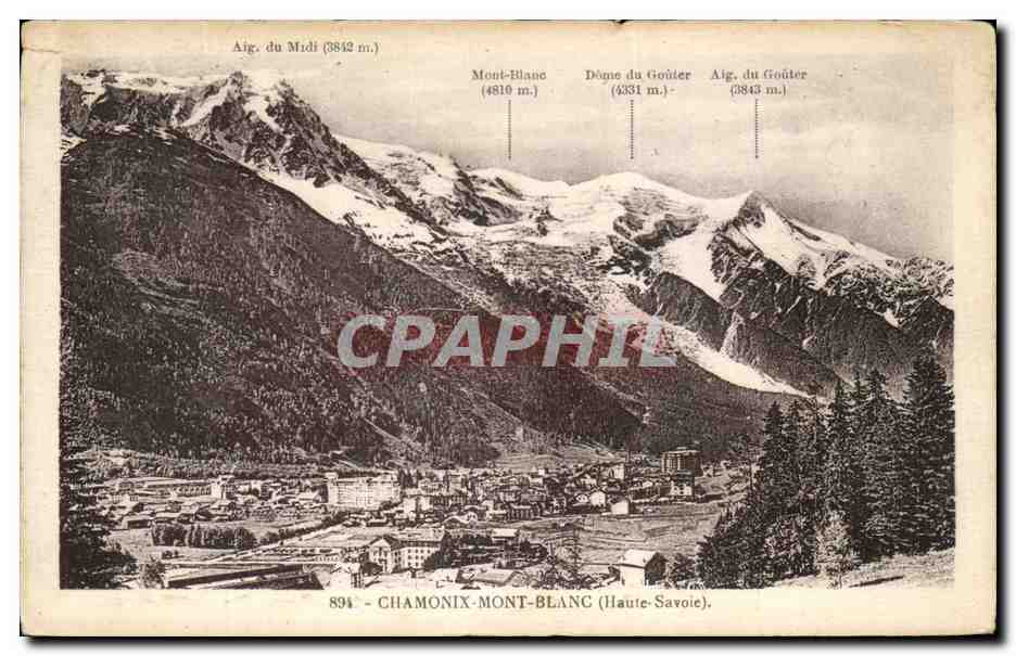 CPA Chamonix Mont Blanc 