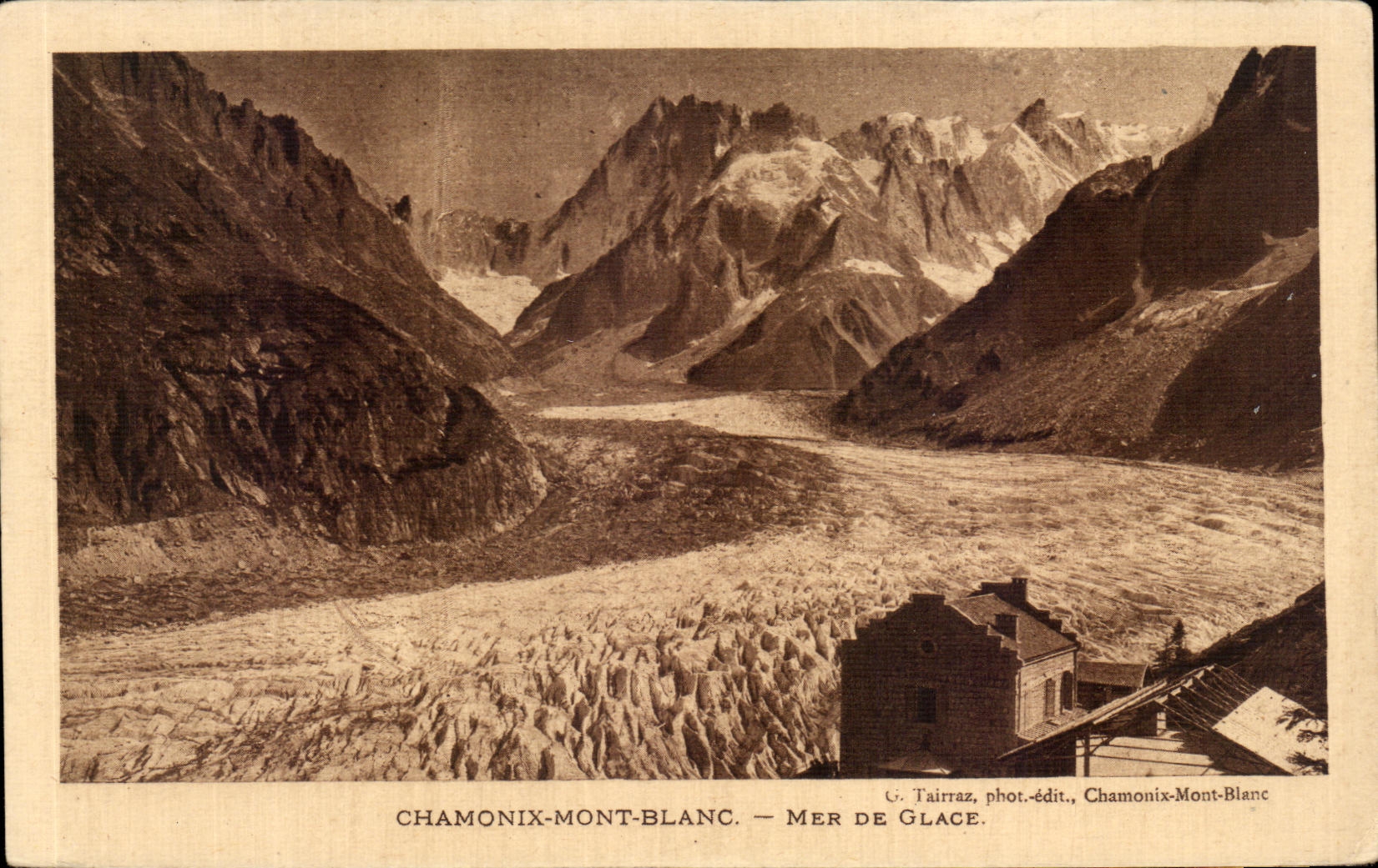 CPA Chamonix Mont Blac Mer De Glace