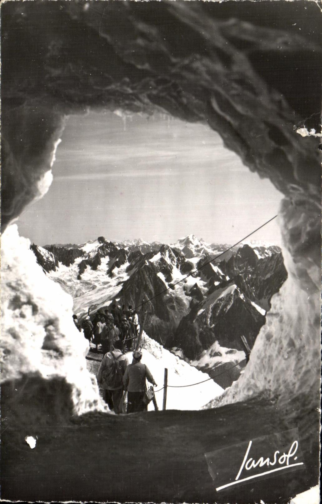 CPA Chamonix Mont Blanc L'Aiguille du Midi Telepherique