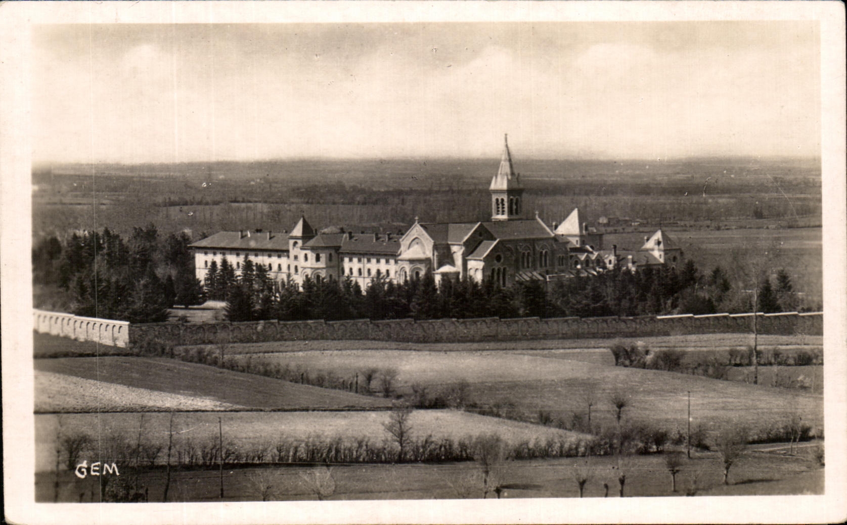 CPA Dourgne Abbaye de ste Scholastique Vue sur la Plaine