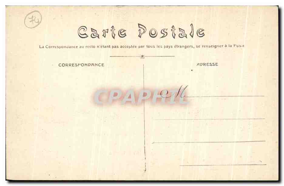 CPA Evian Les bains  — Verso