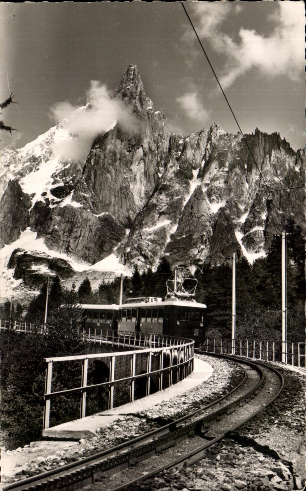 CPA Chamonix Mont Blanc Chemin de fer de la Mer de Glace