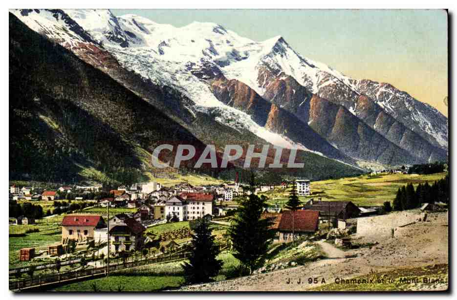 CPA Chamonix et le Mont Blanc 