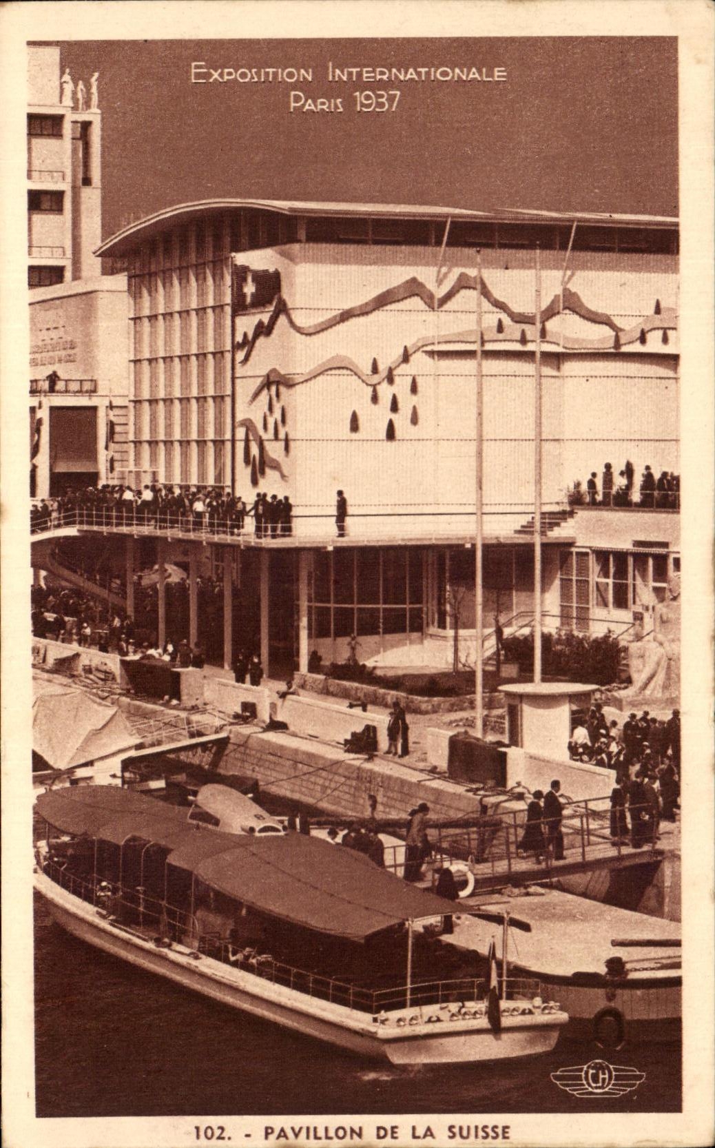 Pavillon de la Suisse — Exposition Internationale Paris 1937 — H. Chipault, Boulogne-sur-Seine