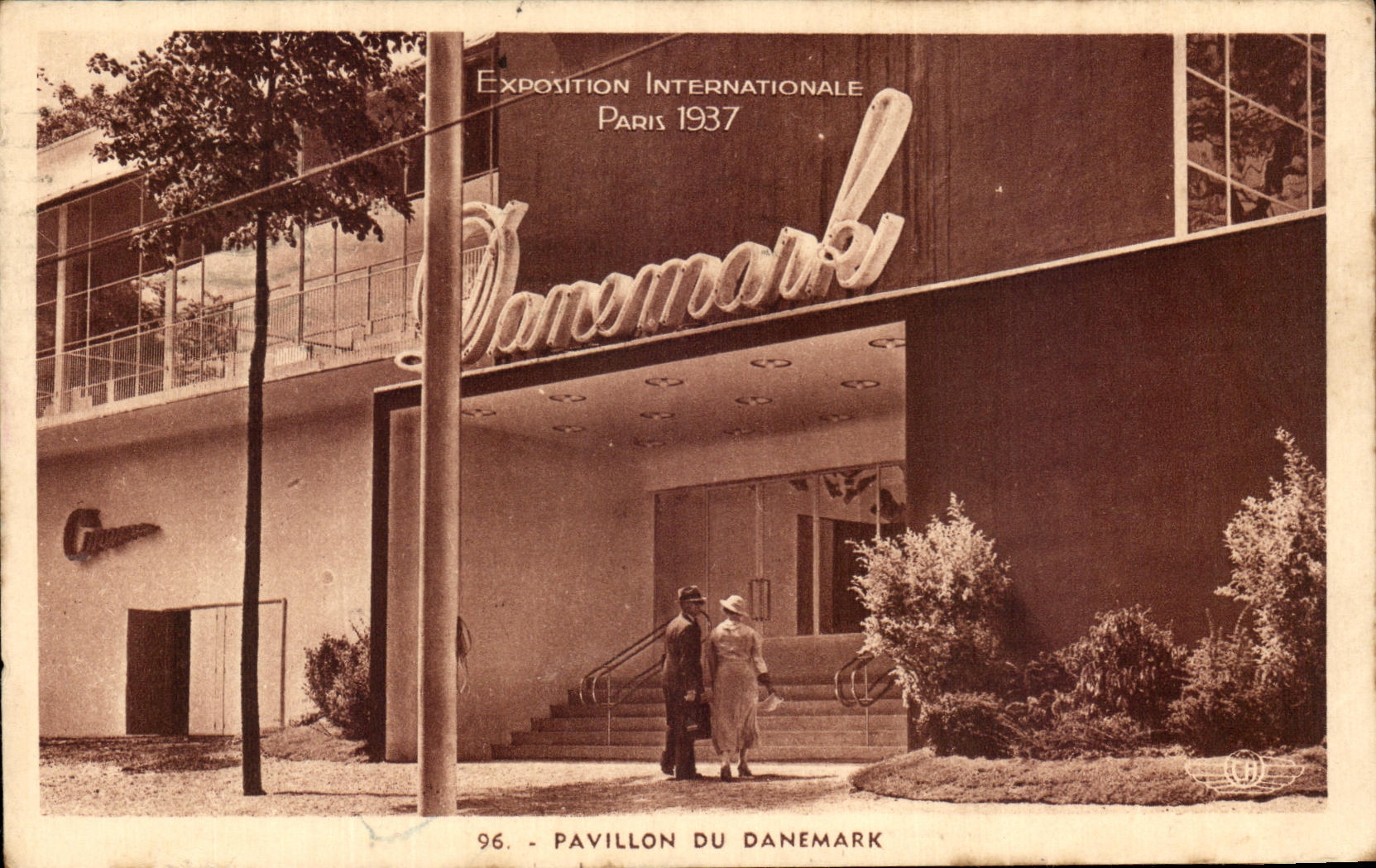 CPA Exposition Internationale Paris 1937 pavillon Du Danemark