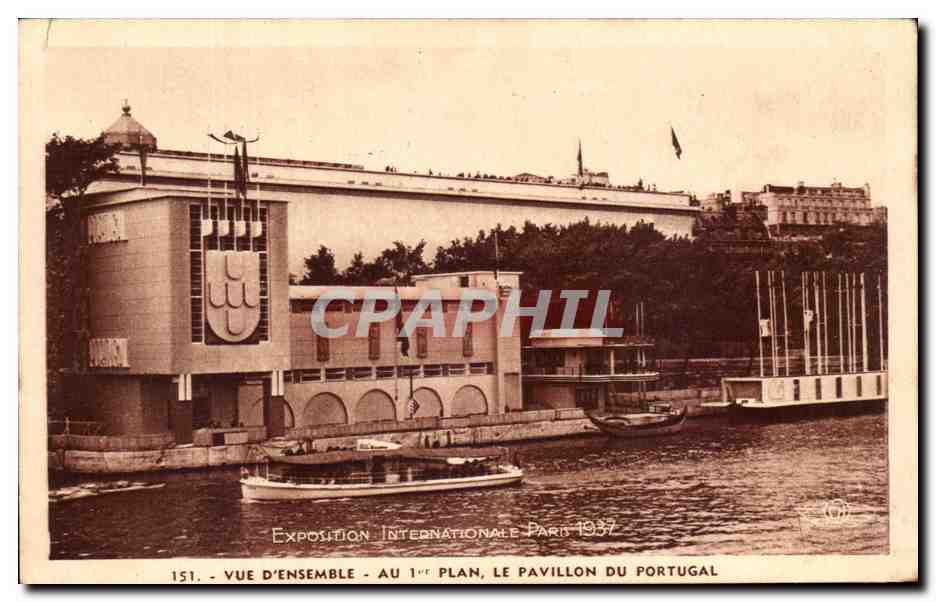 Exposition Internationale Paris 1937 — Le Pavillon du Portugal — H. CHIFFAULT, Concessionnaire, Paris