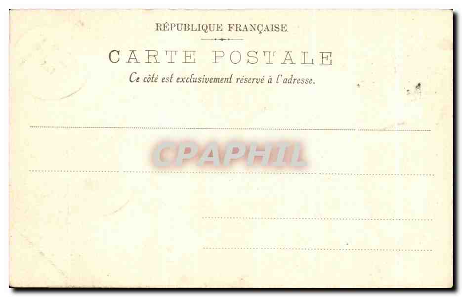 CPA Rouen Notre Dame Tombeau Des Ducs — Rückseite