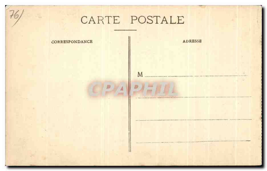 CPA Rouen Vieille Maison Du 15eme Siecle Rue Saint Romain — Rückseite