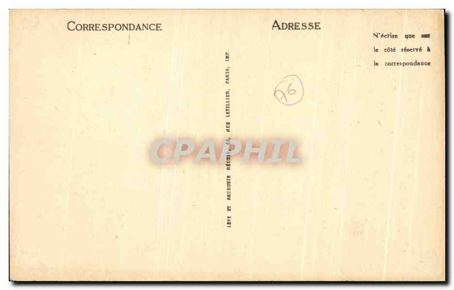 CPA Rouen Portail Des Libraires — Verso