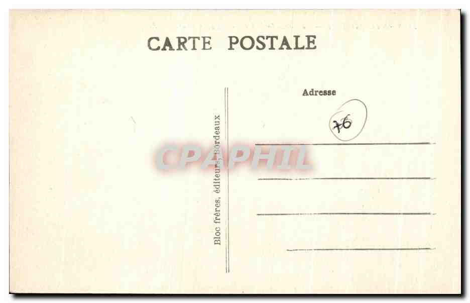 CPA Sainte Adresse La Pointe De La Heve Et Les Deux Phares — Rückseite