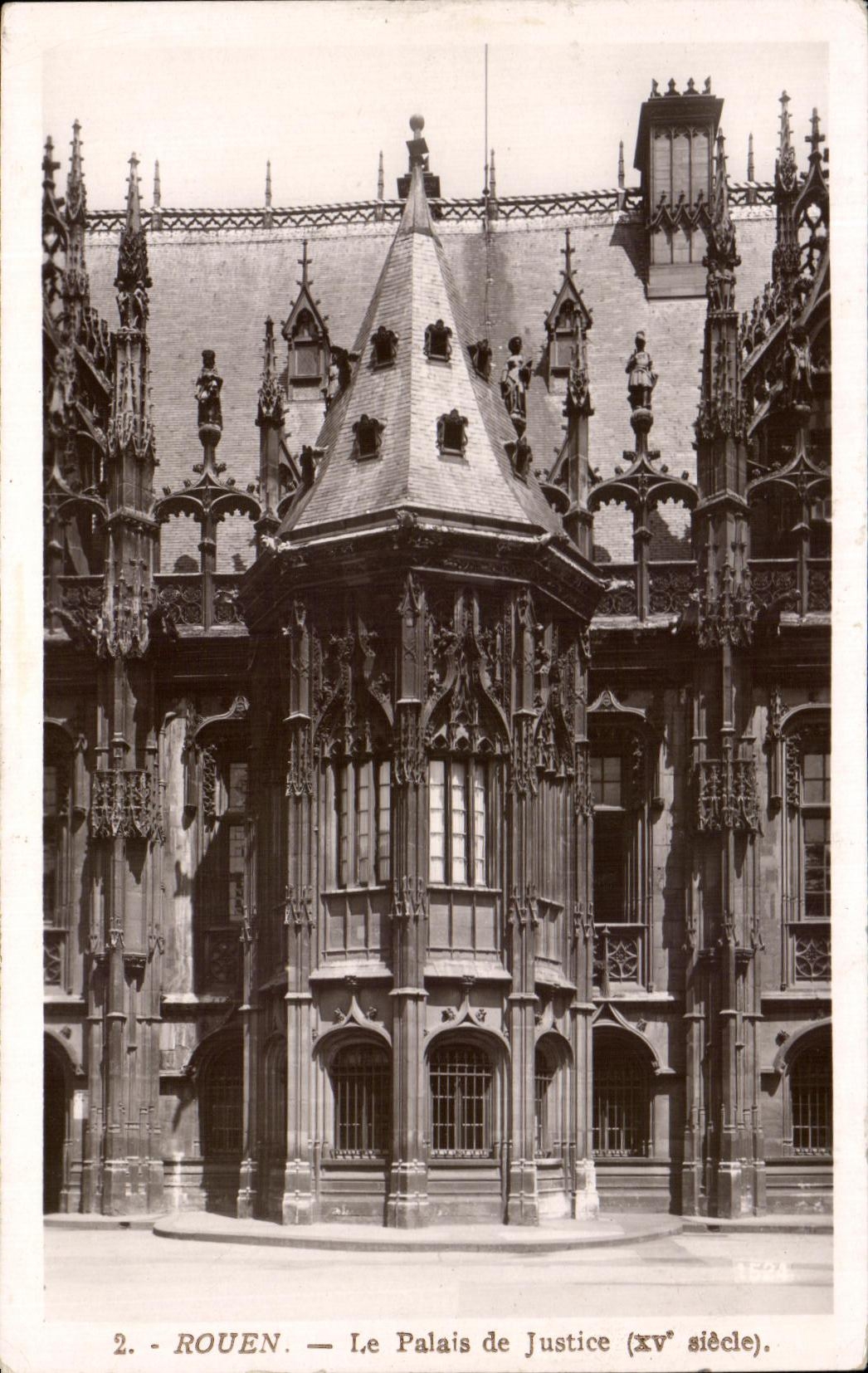 CPA Rouen Le Palais De Justice