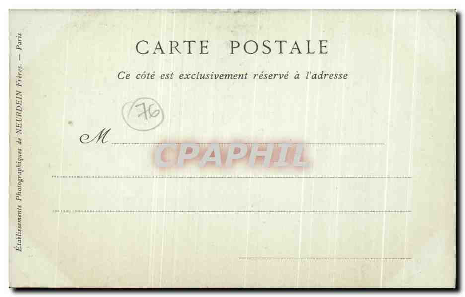 CPA Portail Nord Dit Des Libraires Rouen en 1820 — Verso