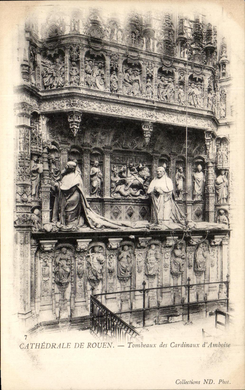 CPA Cathedrale De Rouen Tombeaux Des Cardinaux D'Amboise