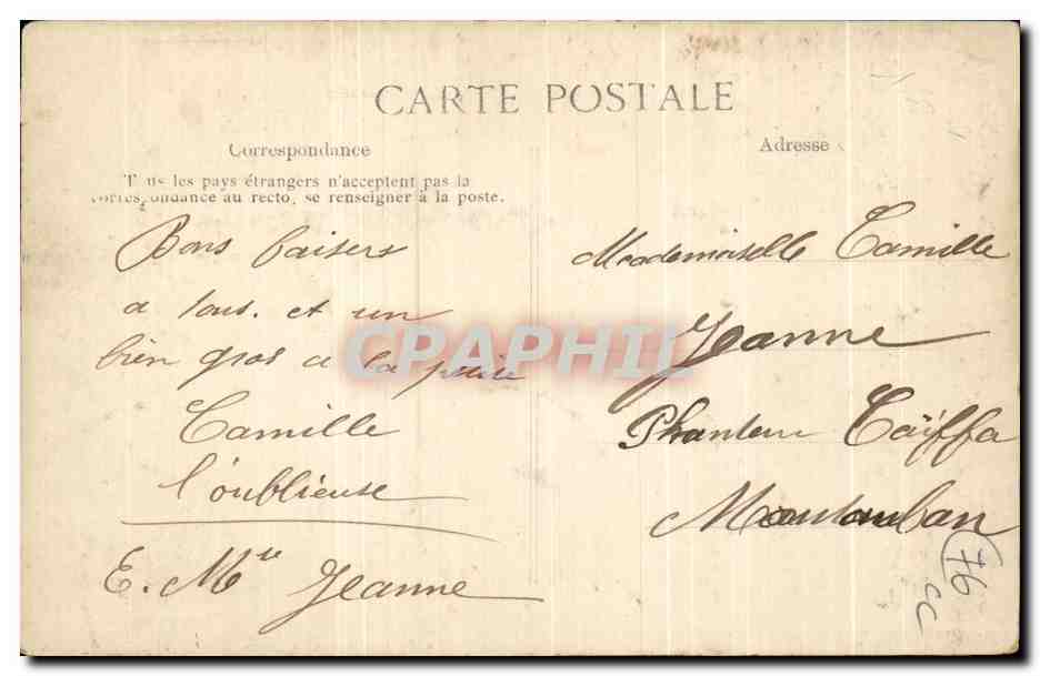 CPA Rouen La Cathedrale — Verso
