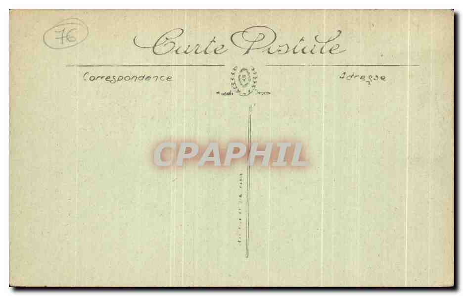 CPA Le Havre La Phare Un Jour de Tempete — Rückseite