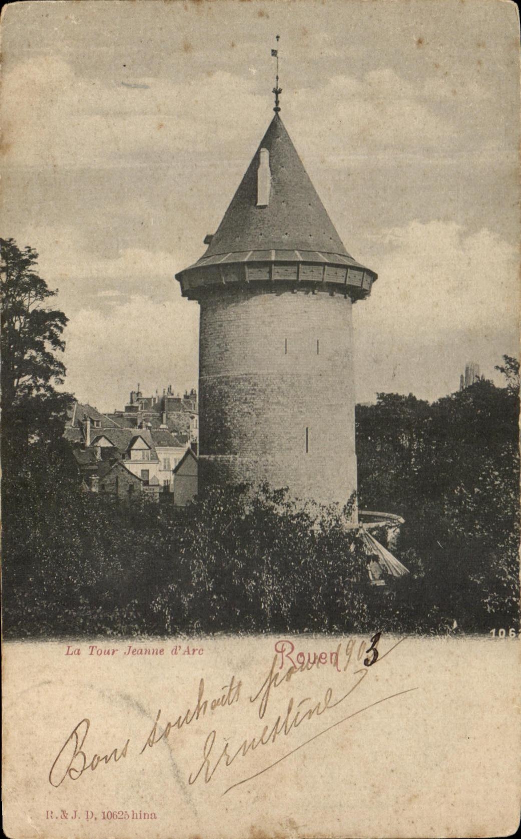 CPA Rouen Tour Jeanne d'arc
