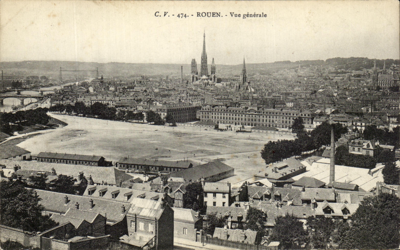 CPA Rouen Vue Generale