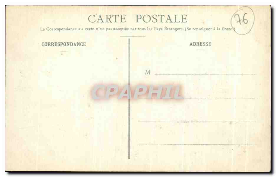 CPA Rouen Vue Generale — Rückseite