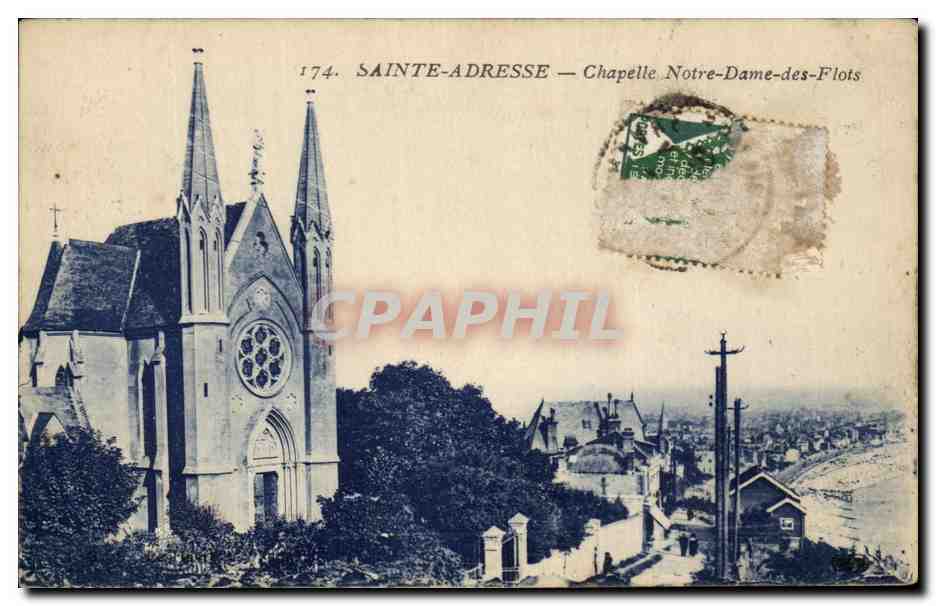 CPA Sainte Adresse Chapelle Notre Dame des Flots 