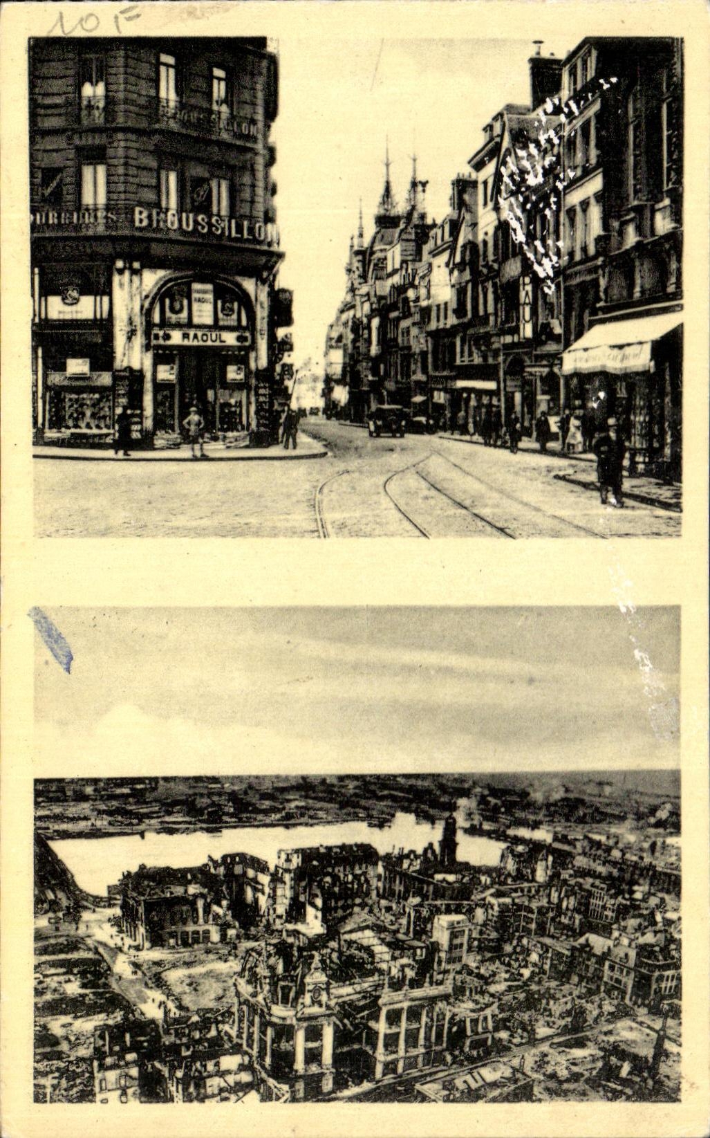 CPA Rouen Rue Grand Pont 