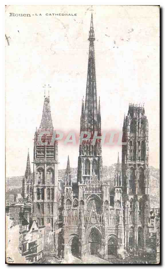 CPA Rouen La Cathedrale