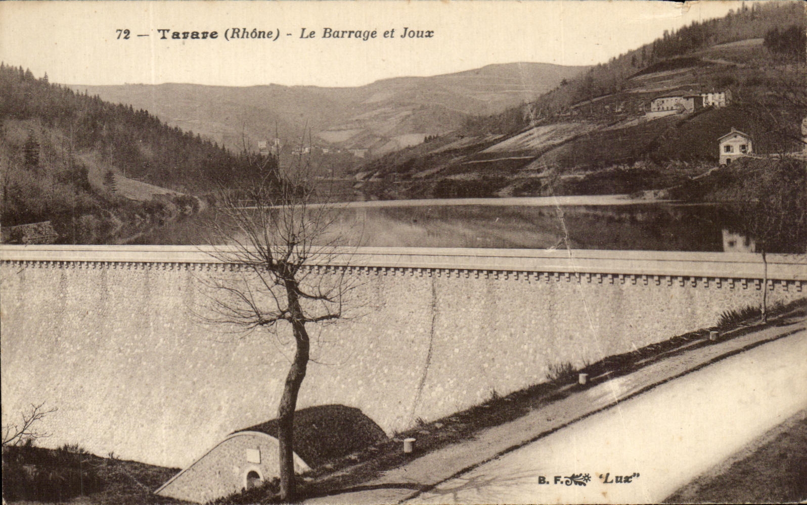Tavare (Rhône) — Le Barrage et Joux — B.F. 'Luz'