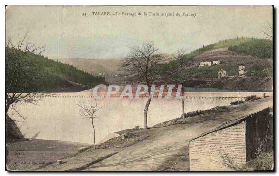 CPA Tarare Le Barrage De La Turdine