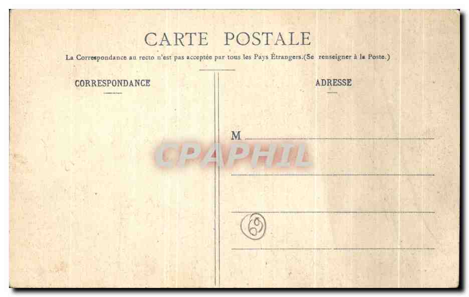 CPA Tarare Le Barrage De La Turdine — Rückseite