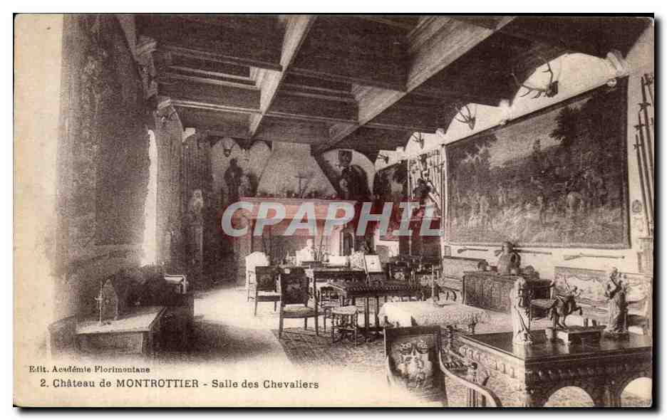 CPA Chateau De Montrottier Salle Des Chevallers