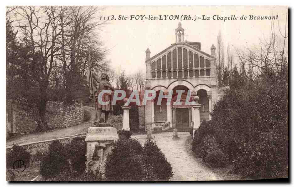 CPA Ste Foy Les Lyon La Chapelle De Beaunant