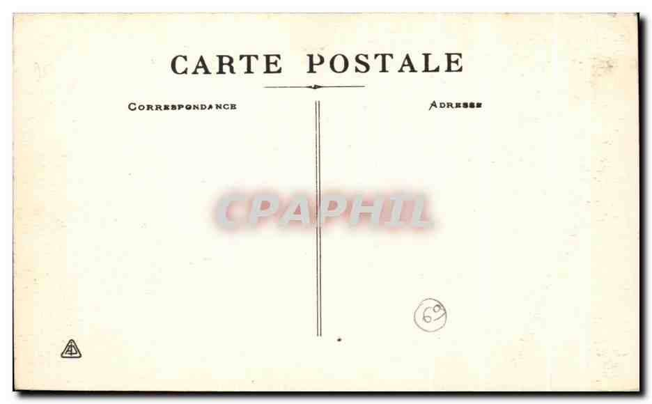 CPA Villefranche Sur Saone Vue generale — Verso